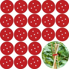 Garden Cane Connects Stretch Rubber 5 Hole Stake Connectors Plant Support 24Pcs