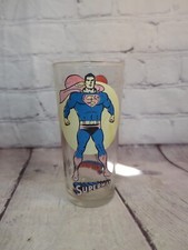 Vintage 1976 Superman Pepsi Cola Super Series Collector Promo Glass DC Comics