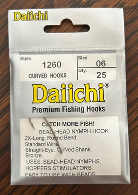 Daiichi #1260 Bead Head Nymph Hook