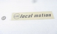 LOCAL MOTION surfboards STICKER Local motion transfer decal LM Hawaii / LARGE 9'