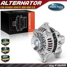 Alternator for Hyundai Sonata Mitsubishi Galant Dodge 90A 12V CW 4-Groove Pulley