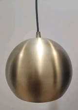 PROJECT 62 Span Metal Globe Pendant Light Brushed Brass Ceiling Lamp 110V Target