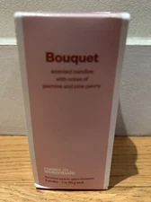 NWT Bouquet Set of 2 Mini Candle Canisters- Jasmine & Pink Peony