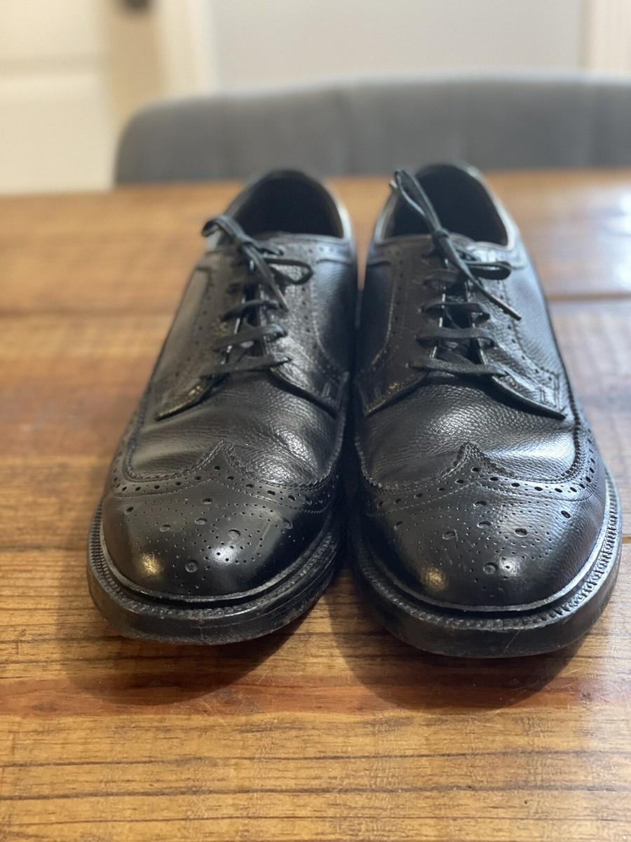 Hanover LB Sheppard 3312 Wingtip Dress Shoes 8 1/2 Black Hanover LB Sheppard 3312 Wingtip Dress Shoes 8 1/2 Black