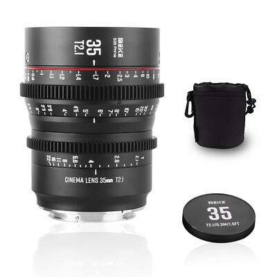 Meike 35mm T2.1 Super 35 Cinema Prime Objektiv mit manuellem Fokus For EF-Mount
