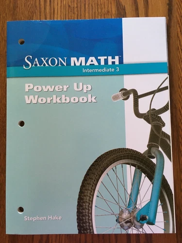 NEW Saxon Math 3rd Grade Intermediate 3 Power Up Workbook Power-Up FREE ship.