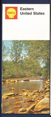 EASTERN UNITED STATES Highway Map  - Shell  -