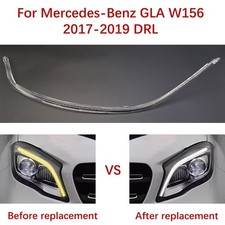 Right Car Headlight DRL For Mercedes-Benz GLA W156 2017-2019 Light Guide Strip