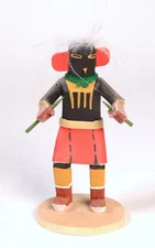 Hopi Pueblo Kachina Redskirt Runner Doll   Late 20th Century