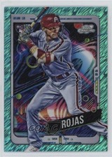 2024 Topps Cosmic Chrome Aqua Equinox Refractor /199 Johan Rojas #18 gh4