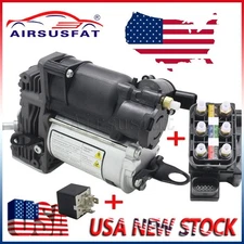 Air Suspension Compressor Pump w/ Relay Valve for Mercedes GL/M-Class X166 W166