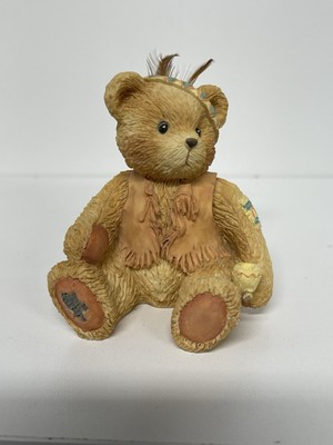 Cherished Teddies Bucky Indian Figurine EUC