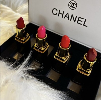 Chanel Rouge Allure Lipstick Set 4 Shades Rouge Intense