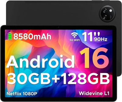 Doogee Tab A9 Pro+ Android 16 Tablet 11 Zoll, 30GB RAM+128GB, Face ID - Neu in OVP