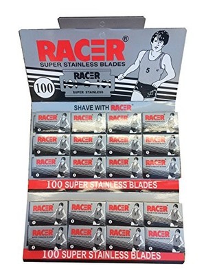 100 Rasierklingen Racer Super Stainless Steel