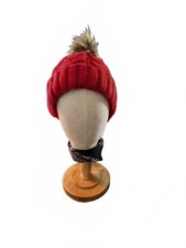 Diesel 'Tia Hat' Scooter Red Women's Bobble Hat New With Tags