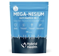 Magnesium Glycinate 8-in-1 Complex  2200MG| 120 Capsules | Magnesium Supplements 0.06 per thousand milligrams