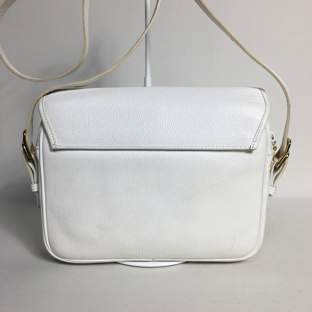 2503 215 Borsa a tracolla Yves Saint Laurent bianca logo Ysl