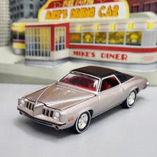 1973 Pontiac Grand Am Silver Rare 164 Scale Diecast Model Loose