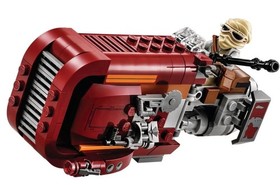 LEGO STAR WARS 75099 Rey's Speeder Retired 100% Complete Box Rey Unkar's Thug