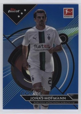 2022-23 Topps Finest Bundesliga Blue Refractor 139/150 Jonas Hofmann #111 1u6