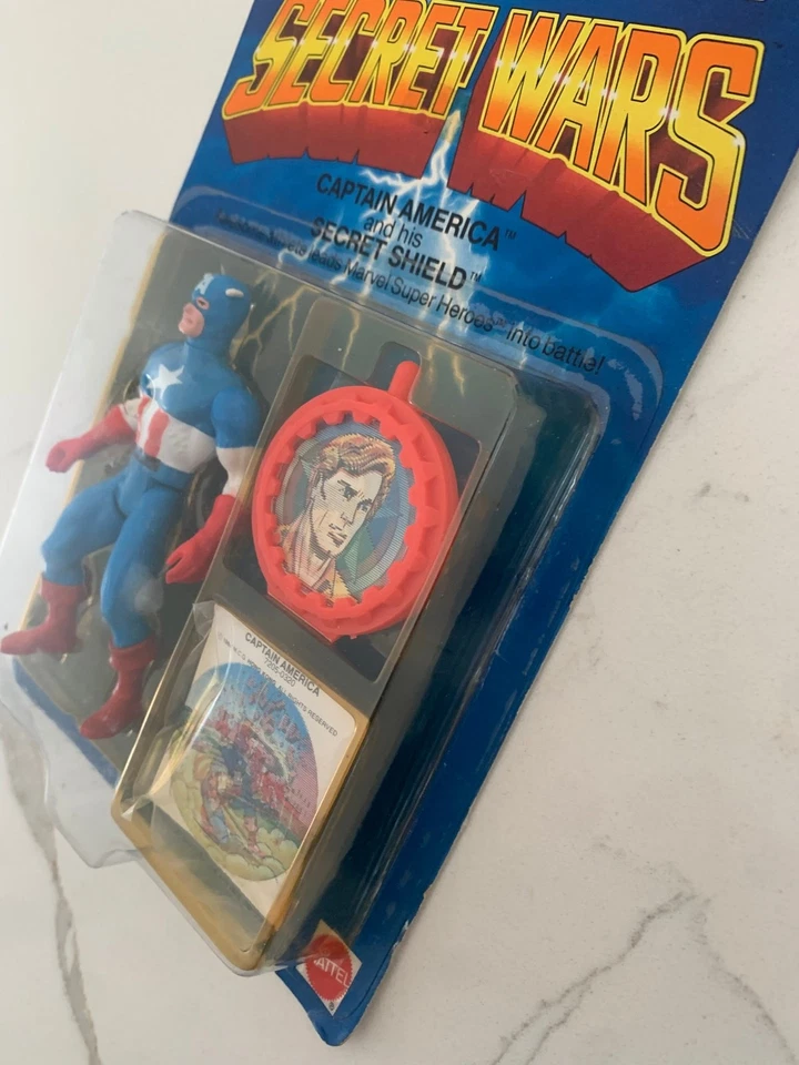 1984 Mattel Marvel Secret Wars MOC CAPTAIN AMERICA SEALED - Image 3 of 4