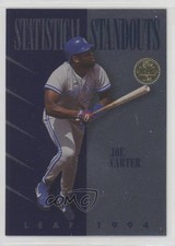 1994 Leaf Statistical Standouts Joe Carter #7-10 0c1o