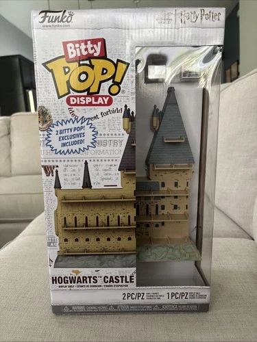 Funko POP! Bitty Harry Potter Hogwarts Castle Display New Boxed Dumbledore Luna