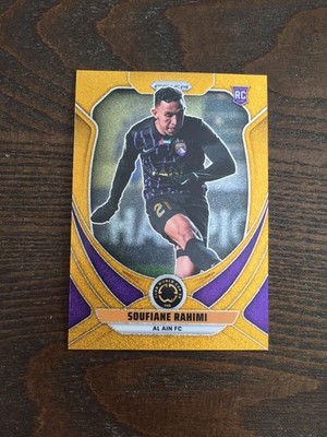 2025 Panini Prizm Club World Cup Soufiane Rahimi Morocco Al Ain Gold 10/10 RC
