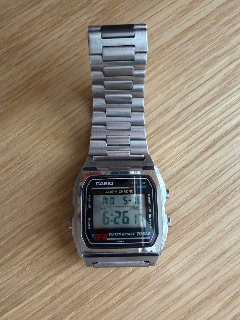 CASIO W-780 Digital Watch Men's Chronograph 35mm 17cm Adjustable