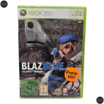 BlazBlue Calamity Trigger Microsoft Xbox 360 Spiel PAL 2008 SEALED NEW