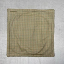 Chaps Ralph Lauren Houndstooth Euro Sham 100% Cotton Heritage Old Money Plaid