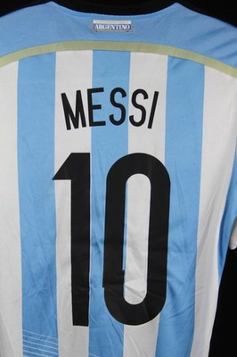 Argentina Jersey Adidas 100% Authentic Small #10 MESSI World Cup