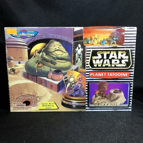 Vintage Micro Machines Star Wars Planet Tatooine Jabba The Hutt Palace