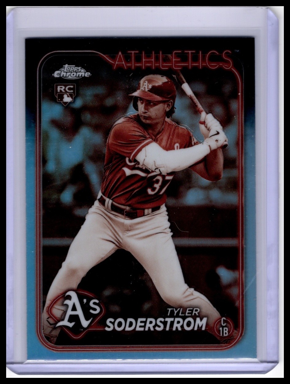 2024 Topps Chrome #298 Tyler Soderstrom Sepia Refractors