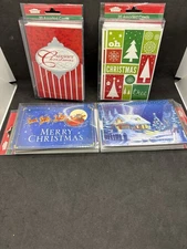 80 PCS Boxed Christmas Cards Assortment with Envelopes 8 Different Designs