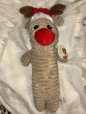 Christmas holiday play Time pal cuddle deer Dog  toy