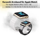 Keramik Armband für Apple Watch Ultra SE 11 10 9 - 1 ⭐️ PREMIUM Edelstahl Band