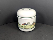 ESTEE LAUDER Aliage Four Seasons Cachepot Retro Porcelain Trinket Jar Container
