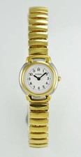 Fossil Uhr Damen Edelstahl Gold Silber Stretch Wasserfest Batterie Weiß Quarz