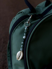 Seashell Keychain or Bag Charm
