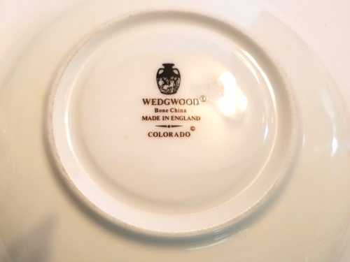 Wedgwood Cup & Saucer - COLORADO pattern Leigh Style, Nice See! - Picture 4 of 8