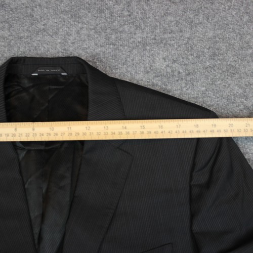 Hugo Boss Suit Jacket Blazer 44S Black Wool Sport Coat - Picture 7 of 17