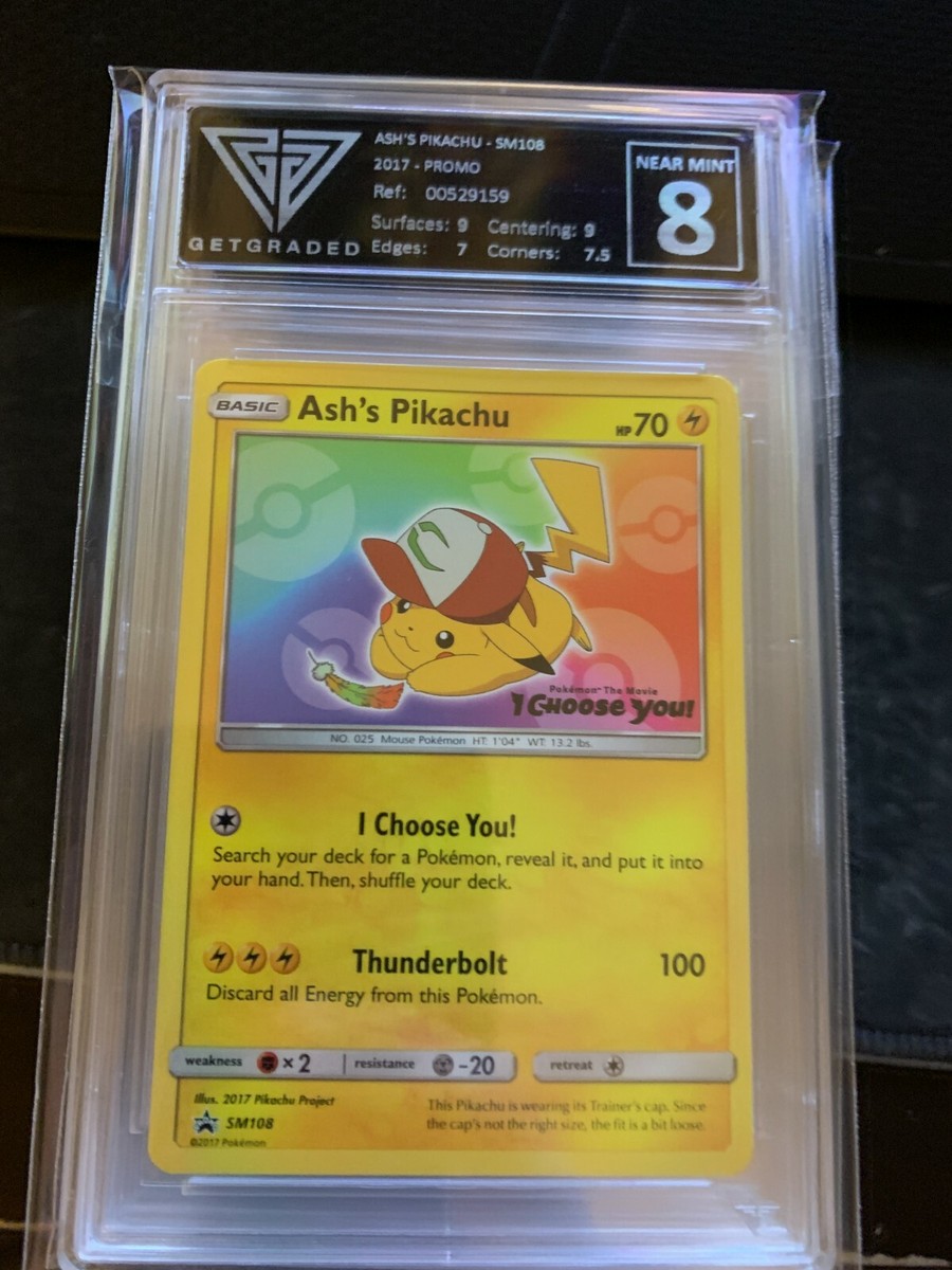 ピカチュウ プロモカード Pikachu de Ash SM108 Pokemon Ash's Pikachu - SM108 - Promo - SM Black Star Promo