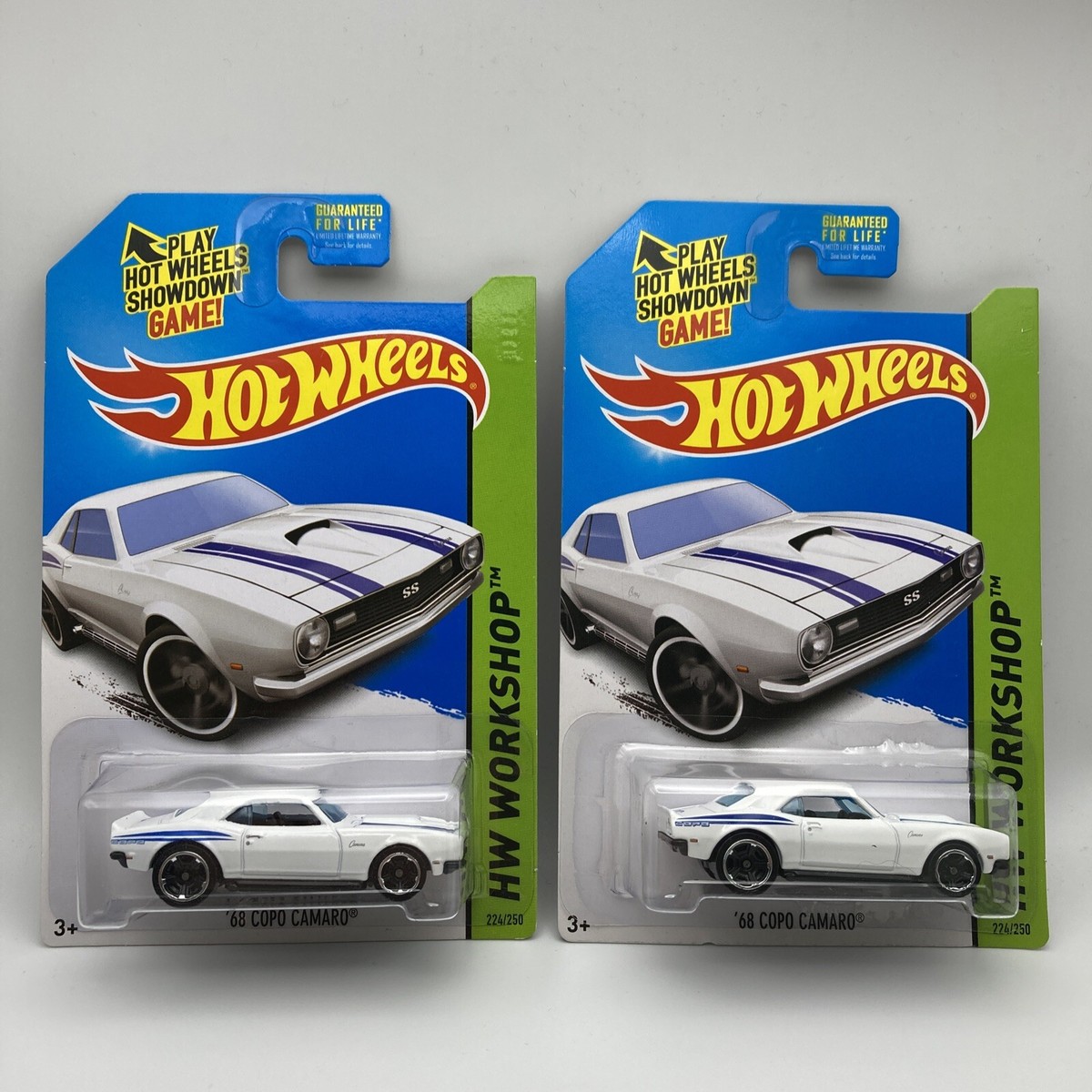 lot of 2 Hot Wheels Workshop '68 Copo Camaro Car Figure 224 | eBay