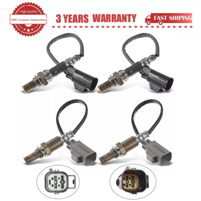 4PCS Oxygen O2 Sensor UP+Down For 2007-2009 Land Rover LR3 Range Rover Sport