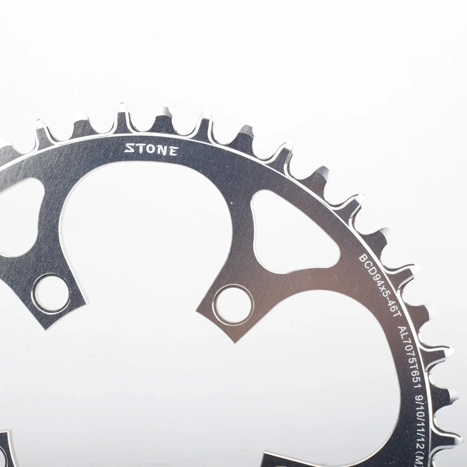 Corrente STONE BCD94 5 Braços para Shimano Vintage Clássico Manivela Dentes Largos Estreitos - Imagem 4 de 4