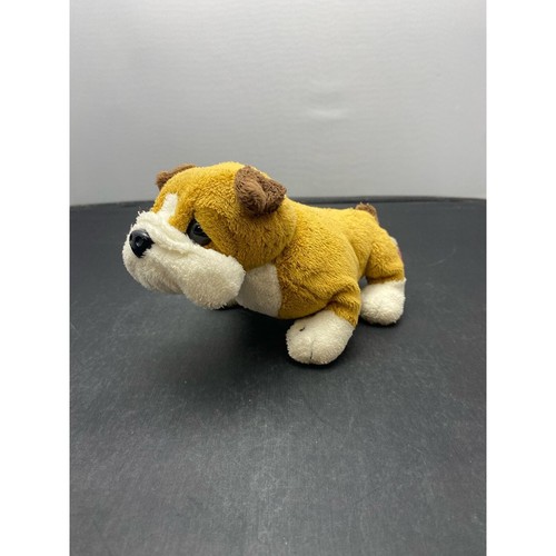 Webkinz Ganz Bulldog Lil'Kinz HS126 Plush Stuffed Toy Animal Brown Dog Puppy - Picture 2 of 8