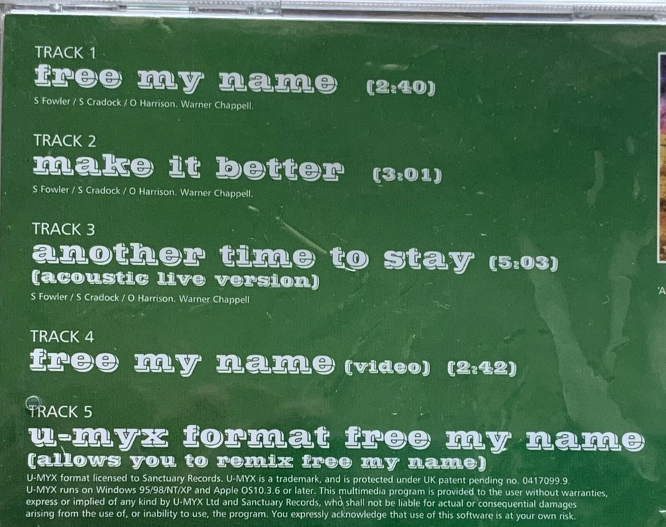 Ocean Colour Scene - Free My Name - New Never Played Enhanced UK Import CD 2005 - Image 3 of 4