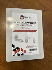 Organic Chemistry Colorful Model Kit 123 Pieces Molecular Model Atoms Bonds